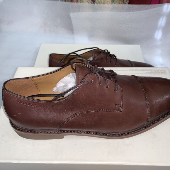 COACH Men sz 11 Leather Loafers Dress shoes NIB PRICE FIRM main image 9